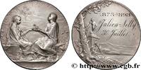 FRANCE Médaille, Semper, Noces d’argent AMOUR ET MARIAGE 1898 (41mm, 31,61g, 12h) -