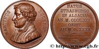 FRANCE Médaille, Martinus Bucerus SÉRIE NUMISMATIQUE DES HOMMES ILLUSTRES 1824 (41mm, 44,78g, 12h) -
