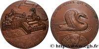 FRANCE Médaille, Château de Chantilly MONUMENTS ET HISTOIRE Monnaie de Paris 1978 (80mm, 319,74g, 12h) -