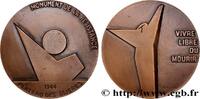 FRANCE Médaille, monument de la résistance du plateau des MONUMENTS ET HISTOIRE 1976 (81mm, 266,22g, 12h) -