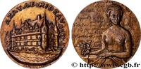 FRANCE Médaille, Château d’Azay-le-Rideau MONUMENTS ET HISTOIRE 1978 (58,50mm, 121,50g, 12h) -