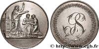 FRANCE Médaille de mariage, Connubium Christianum AMOUR ET MARIAGE 1818 (32mm, 13,87g, 12h) -