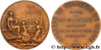 FRANCE Médaille, Visite du président Alexandre Millerand CHAMBRES DE COMMERCE 76 - Dieppe 1921 (40,5mm, 29,36g, 12h) -