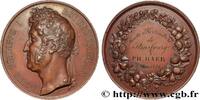 FRANCE Médaille, Société d’horticulture SOCIÉTÉS D'AGRICULTURE, HORTICULTURE, PÊCHE ET CHASSE 67 - Strasbourg 1846 (45mm, 57,82g, 12h) -