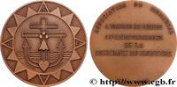 FRANCE Médaille, Quarante-cinquième anniversaire de la ré SECONDE GUERRE WWII (1990) (72,50mm, 142,61g, 12h) -