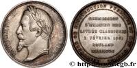 FRANCE Médaille, Commission d’examen des livres classique ENSEIGNEMENT 1861 (34,5mm, 19,93g, 12h) -
