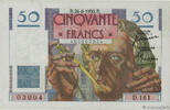 FRANCE 50 Francs LE VERRIER FRANCE 50 Francs LE VERRIER 1950 UNC- -