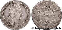 FRANCE Dixième d'écu aux trois couronnes LOUIS XIV THE SUN KING Pau 1711 (22,5mm, 2,94g, 6h) -
