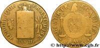 FRANCE 2 sols dit à la table de loi THE CONVENTION Metz 1793 (32mm, 22,7g, 6h) -