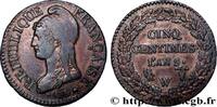 FRANCE Cinq centimes Dupré, grand module DIRECTOIRE Lille 1797 (28mm, 10,49g, 6h) -