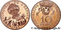 FRANCE Piéfort Cu-Ni de 10 francs Conquête de l’Espace PIEFORTS 1983 (26mm, 19,50g, 6h) -