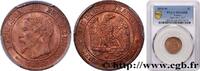 FRANCE Deux centimes Napoléon III, tête nue SECOND EMPIRE Lille 1854 (20mm, 2g, 6h) -