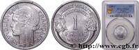 FRANCE 1 franc Morlon, légère PROVISIONAL GOVERNEMENT OF THE FRENCH REPUBLIC Castelsarrasin 1945 (23mm, 1,30g, 6h) -