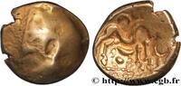 FRANCE Statère d'or uniface, revers aux esses et au globu AMBIANI (Area of Amiens) Amiens (80) c. 60-50 AC. (16mm, 5,78g, h) -