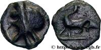 Potin au taureau chargeant Ier siècle avant J.-C. FRANKREICH GALLIEN - BITURIGES CUBI (Region die Bourges)  Ier siècle avant J.-C. (17,5mm, 3,32g...