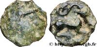 FRANCE Potin à la tête casquée et au taureau EDUENS, ÆDUI (BIBRACTE, Area of the Mont-Beuvray) Autun (71) Ier siècle avant J.-C. (18,5mm, 3,70g, 3h) -