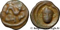 FRANCE Bronze à la tête de face AMBIANI (Area of Amiens) Amiens (80) c. 60-40 AC. (13mm, 1,45g, 10h) -