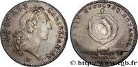 FRANCE Notaires de Paris - Louis XV NOTAIRES 1720 (30mm, 7,89g, 6h) -