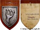 FRANCE Plaque, La Pallice, Base desous-marins MER ET MARINE : PAQUEBOTS, NAVIRES, BATEAUX (1967) (180mm, 207,01g, 12h) -