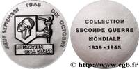 FRANCE Médaille, Collection seconde guerre mondiale, Libé SECONDE GUERRE WWII Monnaie de Paris n.d. (67,5mm, 173,44g, 12h) -