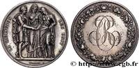 FRANCE Médaille de mariage, La Religion les unit AMOUR ET MARIAGE (1879-1880) (36,5mm, 22,24g, 12h) -