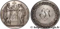 FRANCE Médaille, Mariage chrétien AMOUR ET MARIAGE 1862 (41,5mm, 32,64g, 12h) -