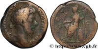 THE ANTONINES (96 AD to 192 AD) Sesterce MARCUS AURELIUS Rome 172 (31,5mm, 29,25g, 12h) -
