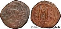 THE EMPIRE FROM ANASTASIUS TO MAURICE TIBERIUS (49 Follis JUSTINIAN I Constantinople 557-558 (30,5mm, 17,57g, 7h) -