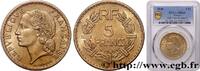 FRANCE 5 francs Lavrillier, bronze-aluminium PROVISIONAL GOVERNEMENT OF THE FRENCH REPUBLIC 1946 (31mm, 12,00g, 6h) -