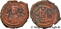 THE EMPIRE FROM ANASTASIUS TO MAURICE TIBERIUS (49 Follis MAURICIUS TIBERIUS Nicomédie 591-592 (27,5mm, 12,29g, 7h) -