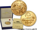 FRANCE Belle Épreuve 100 francs Or - Europe COMMEMORATIVE COINS MONNAIE DE PARIS Pessac 1998 (31mm, 17g, 6h) -