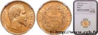 FRANCE 10 francs or Napoléon III, tête nue, petit module, SECOND EMPIRE Paris 1854 (17mm, 3,23g, 6h) -