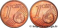 EUROPEAN CENTRAL BANK 1 Cent Euro biface - double face commune EUROPEAN CENTRAL BANK n.d. (16,25mm, 2,30g, 12h) -