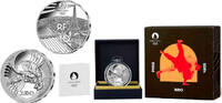 FRANCE BELLE EPREUVE 10 Euro JUDO PARIS 2024 FRANCE Pessac - Monnaie de Paris 2021 (37mm, 22,2g, 12h) -