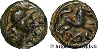 FRANCE Potin TOC/TOC au lion GALLIA BELGICA - SEQUANI (Area of Besançon) c.58-50 AC. (16,5mm, 2,69g, 12h) -