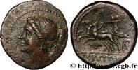 Hellenistic 1 (323 BC to 188 BC) Hemidrachme ou demi-unité BRUTTIUM - BRETTIAN LEAGUE Bruttium, Locres ou Crotone 211-208 AC. (18mm, 3,81g, 5h) -