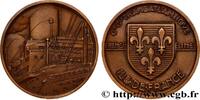 FRANCE Médaille, Paquebot Ile-de-France, Compagnie Généra MER ET MARINE : PAQUEBOTS, NAVIRES, BATEAUX (1927) (49,5mm, 54,27g, 12h) -
