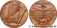 FRANCE Médaille, Pont-route de Tancarville, Chambre de co PONTS Monnaie de Paris n.d. (67,5mm, 108,18g, 12h) -