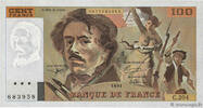FRANCE 100 Francs DELACROIX imprimé en continu FRANCE 100 Francs DELACROIX imprimé en continu 1991 UNC- -