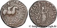 THE ORIENTAL WORLD (ARABO-BYZANTINE, CILICIA, ARME Tétradrachme bilingue SCYTHIA - INDO-SCYTHIAN KINGDOM - AZES Gandhara c. 55-35 AC (21mm, 10,17g, 9h) -