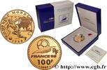 FRANCE Belle Épreuve 100 francs Or - Asie COMMEMORATIVE COINS MONNAIE DE PARIS Pessac 1997 (31mm, 17g, 6h) -