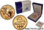 FRANCE Belle Épreuve 100 francs Or - Afrique COMMEMORATIVE COINS MONNAIE DE PARIS Pessac 1997 (31mm, 17g, 6h) -