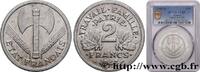 FRANCE 2 francs Francisque FRENCH STATE Beaumont-Le-Roger 1943 (27mm, 2,2g, 6h) -