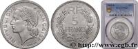 FRANCE 5 francs Lavrillier, aluminium PROVISIONAL GOVERNEMENT OF THE FRENCH REPUBLIC Beaumont-Le-Roger 1945 (31mm, g, 6h) -