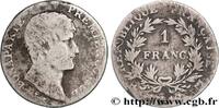 FRANCE 1 franc Bonaparte Premier Consul CONSULATE Marseille 1804 (23mm, 4,70g, 6h) -