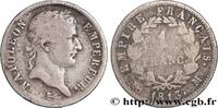 FRANCE 1 franc Napoléon Ier tête laurée, Empire français PREMIER EMPIRE / FIRST FRENCH EMPIRE Toulouse 1813 (23mm, 4,66g, 6h) -