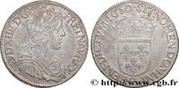 FRANCE Demi-écu, portrait à la mèche longue LOUIS XIV THE SUN KING Narbonne 1650 (32mm, 13,56g, 6h) -