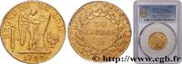 FRANCE 24 livres au génie THE CONVENTION Lyon 1793 (23,5mm, g, 6h) -