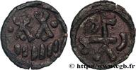FRANCE Denier MEROVINGIAN COINS Trèves ? s.m. (10mm, 1,04g, 8h) -