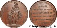 FRANCE Médaille, Inauguration du monument de David de Pur MONUMENTS Suisse, Neuchâtel 1855 (37,5mm, 20,69g, 12h) -